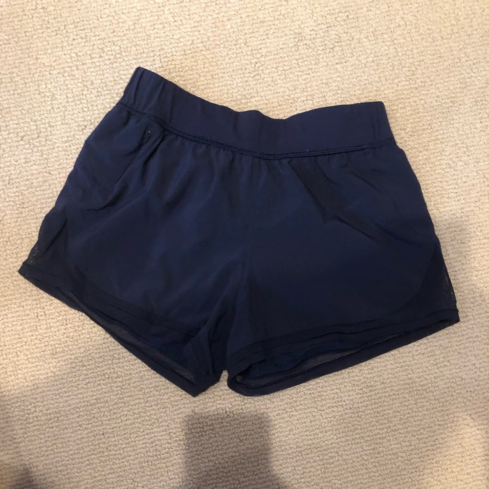 Lululemon mesh blue reversible shorts